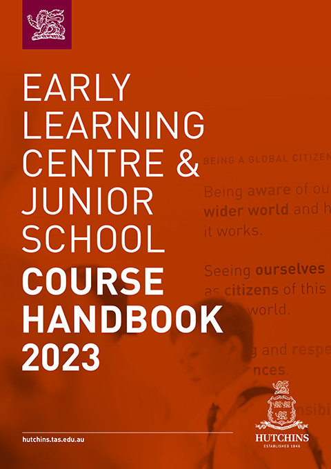 Cover – Early Learning Centre and Junior School Course Handbook 2023